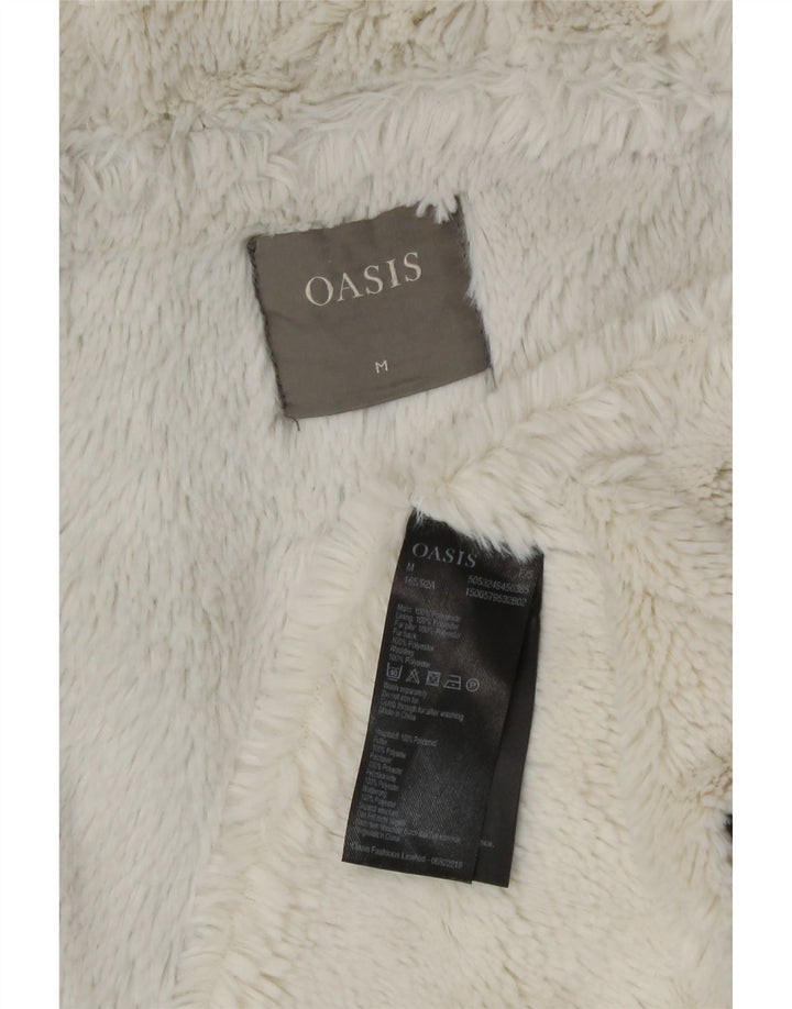 Oasis Womens Longline Hooded Liner Gilet UK 14 Medium Green Polyamide