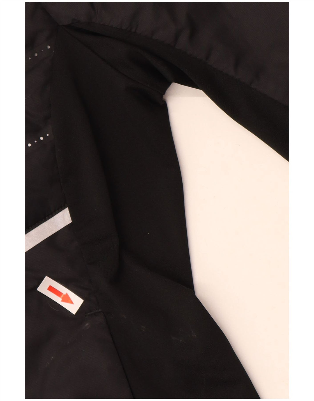 NIKE Womens Racer Jacket UK 12 Medium Black Polyester