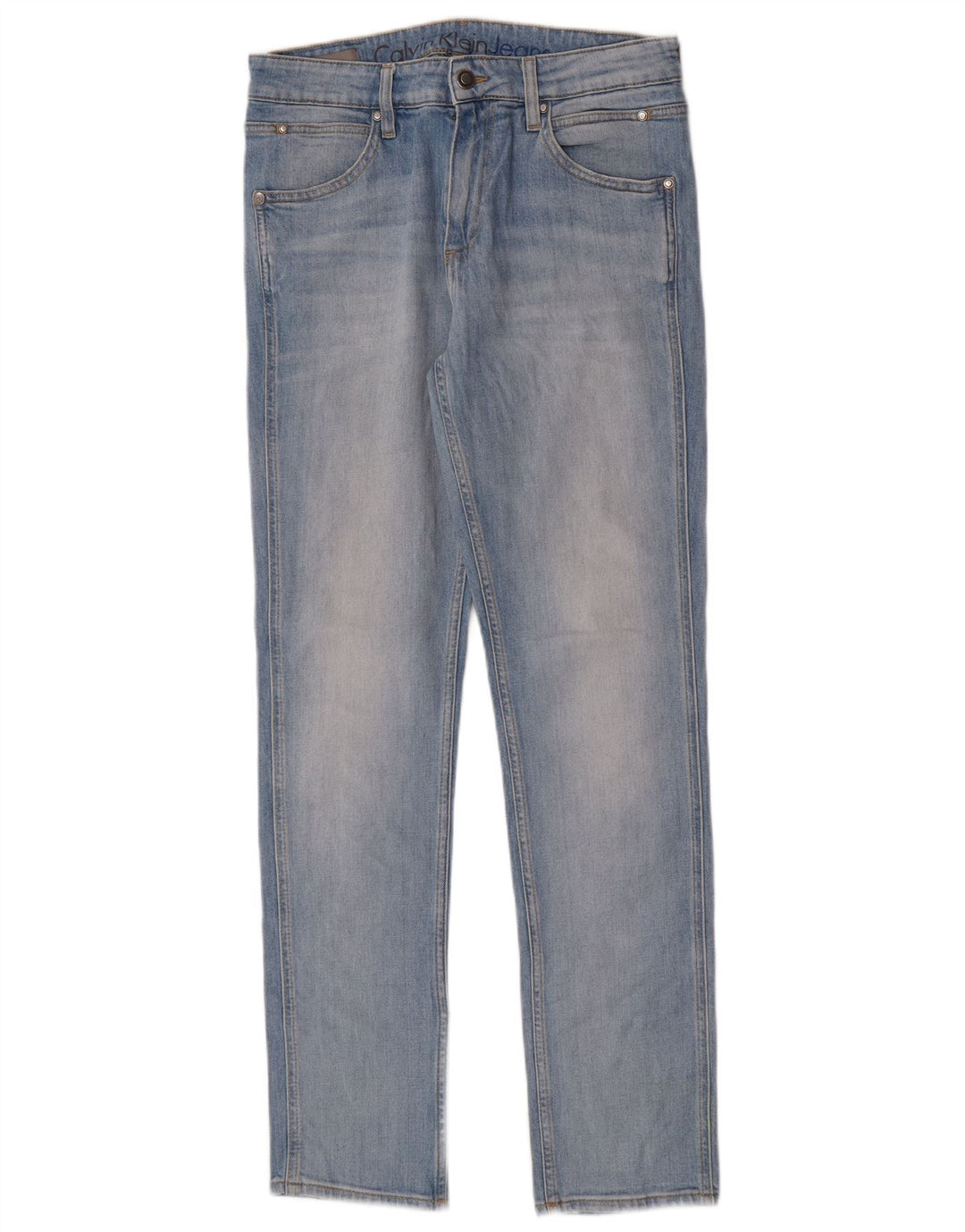 Calvin Klein Mens Slim Jeans W31 L32 Blue Cotton