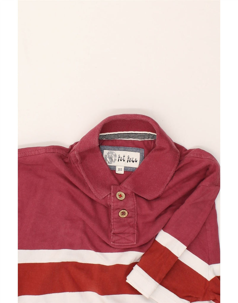 FAT FACE Mens Polo Shirt XS Red Striped | Vintage Fat Face | Thrift | Second-Hand Fat Face | Used Clothing | Messina Hembry 