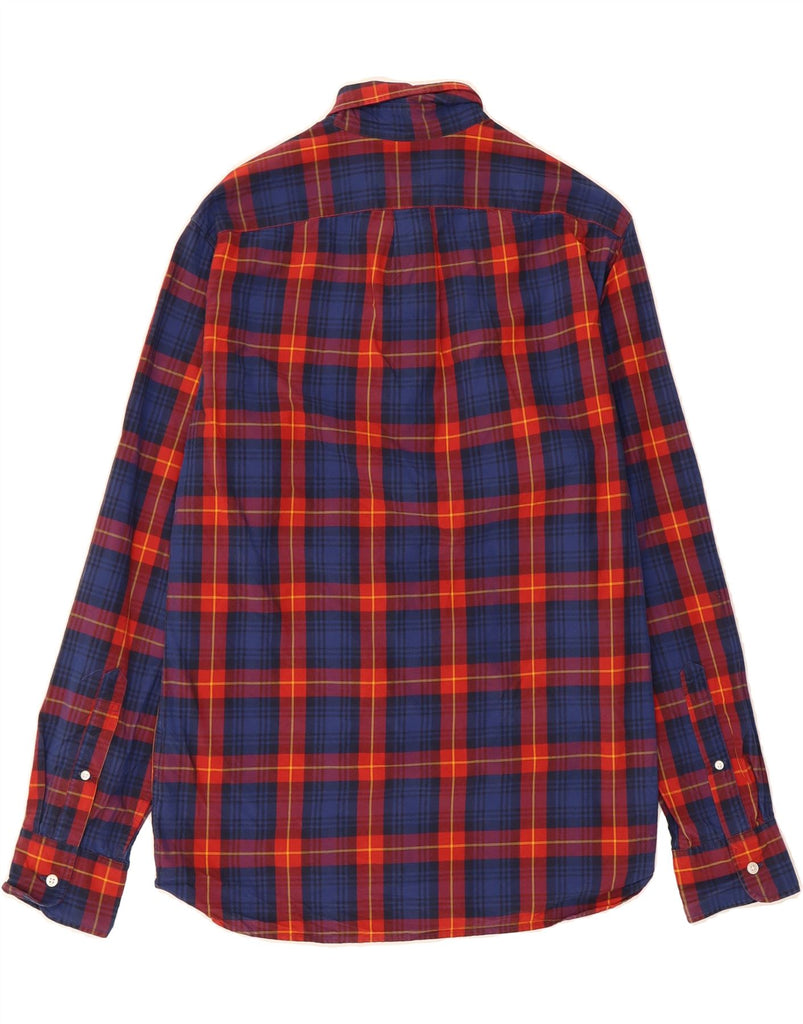 J. CREW Mens Classic Classic Fit Shirt Small Red Check Cotton Vintage J. Crew and Second-Hand J. Crew from Messina Hembry 
