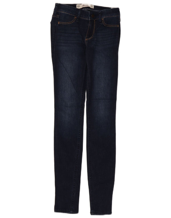 Hollister Womens Jegging Jeans W23 L29 Navy Blue Cotton