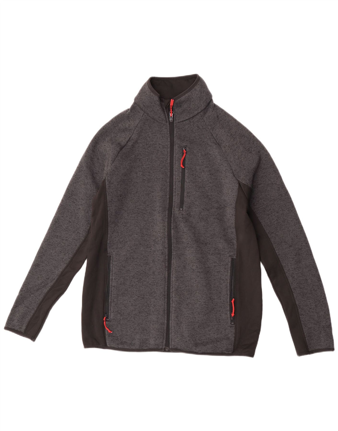 Mountain Warehouse Mens Tracksuit Top Jacket Large Grey Colourblock