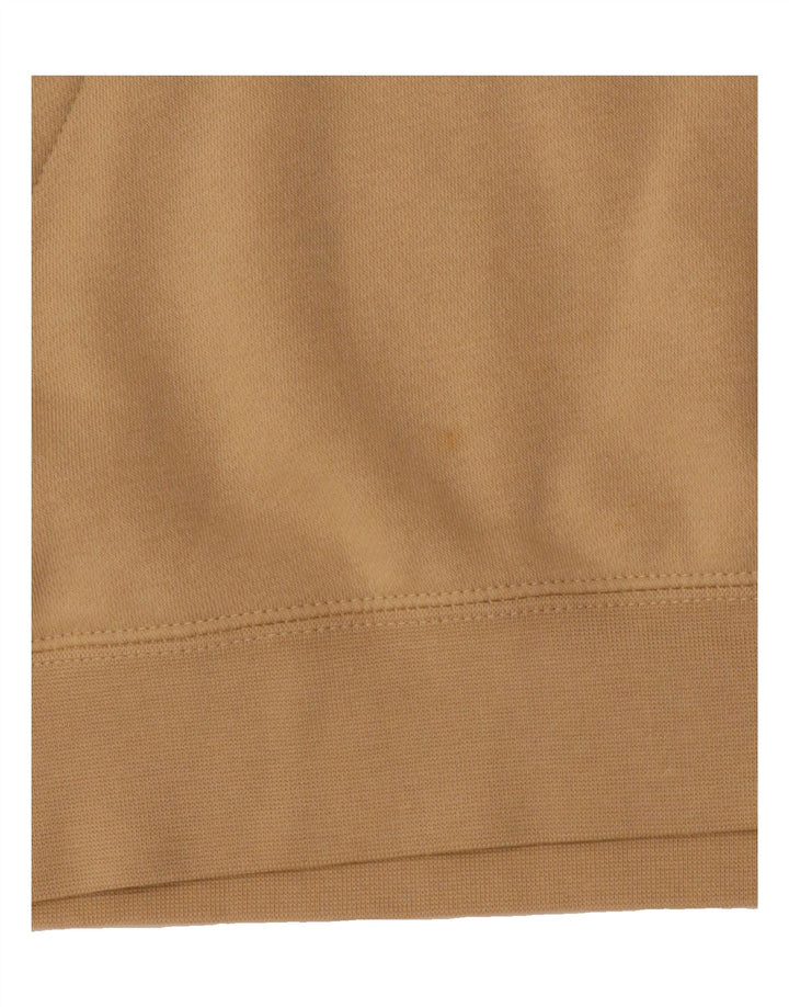 NIKE Womens Hoodie Jumper UK 14 Medium Beige Cotton Vintage Nike and Second-Hand Nike from Messina Hembry 