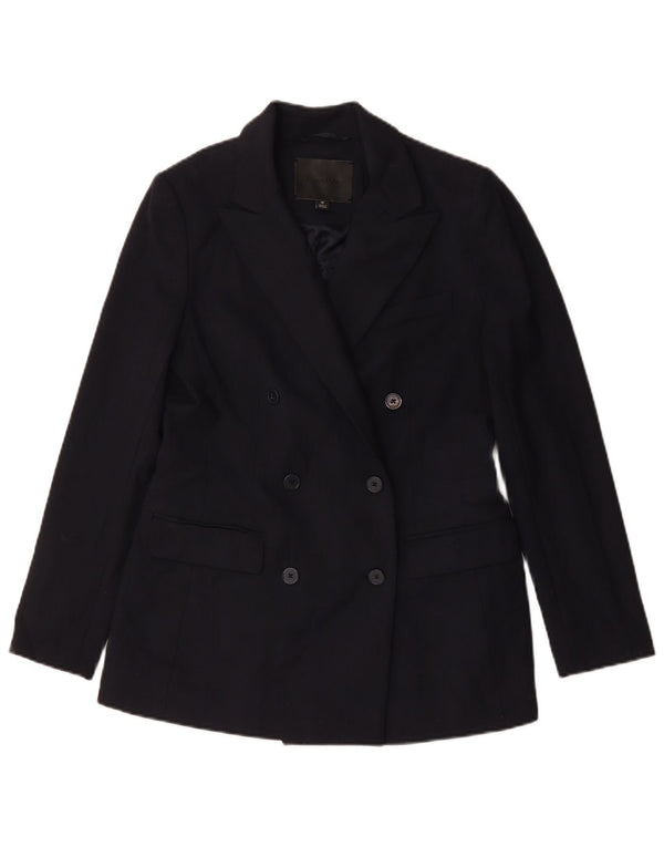 Marks & Spencer Womens Autograph Blazer Jacket UK 10 Small Navy Blue