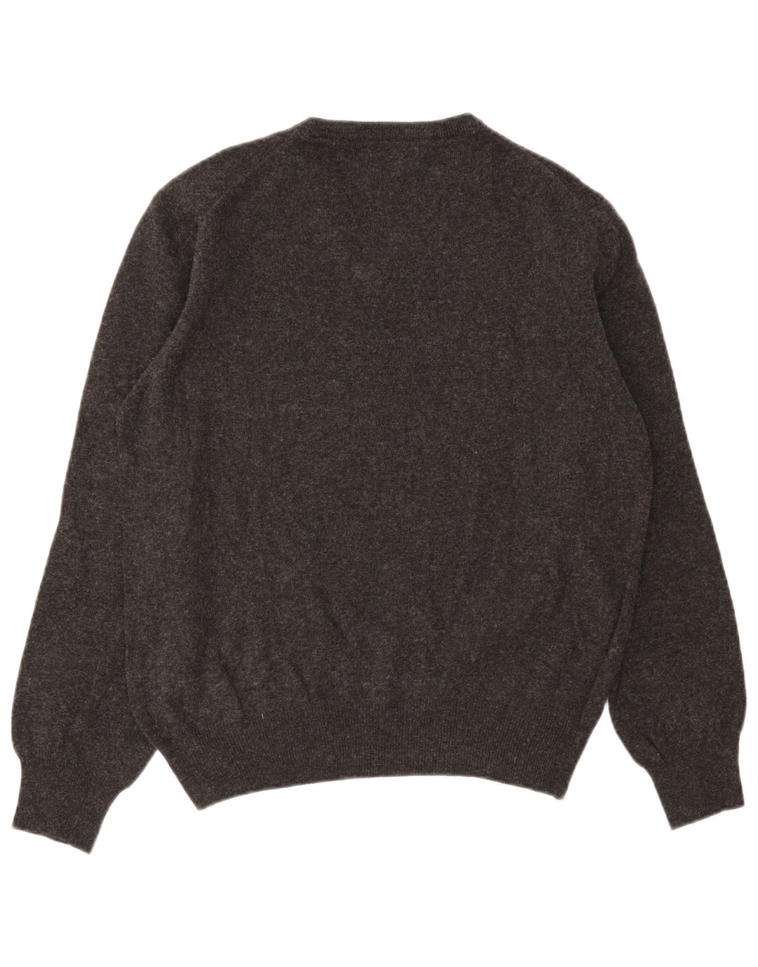 Brooksfield Mens V-Neck Jumper Sweater IT 48 Small Grey