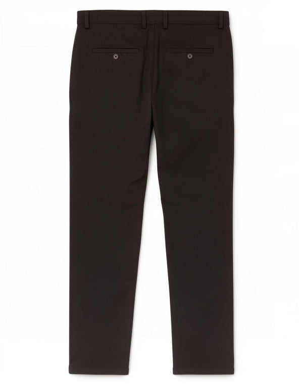 Zara Mens Straight Chino Trousers EU 40 Medium W31 L29 Black
