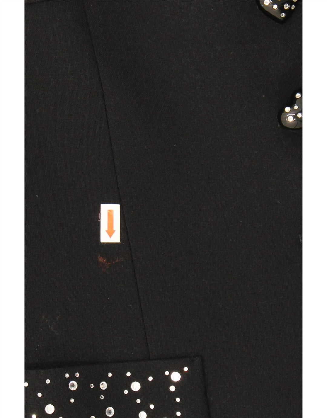 ANTONETTE Womens 4 Button Blazer Jacket UK 16 Large Black Wool