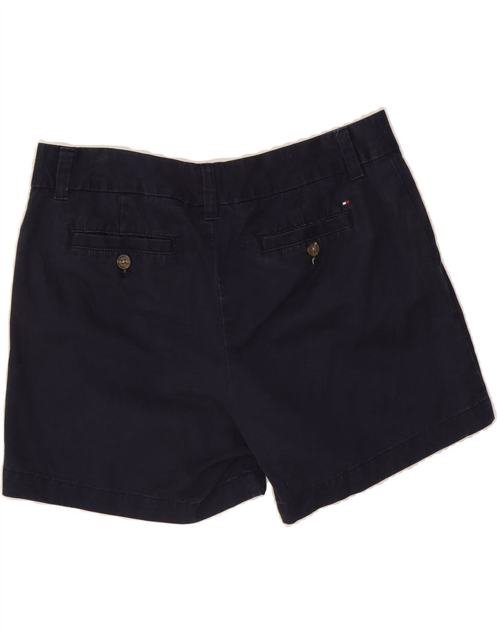TOMMY HILFIGER Womens Chino Shorts US 8 Medium W32  Navy Blue Cotton Vintage Tommy Hilfiger and Second-Hand Tommy Hilfiger from Messina Hembry 