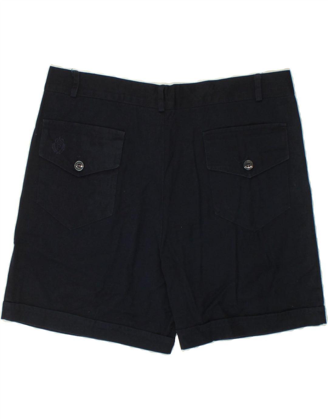 VINTAGE Mens Chino Shorts W36 Large  Navy Blue Vintage Vintage and Second-Hand Vintage from Messina Hembry 
