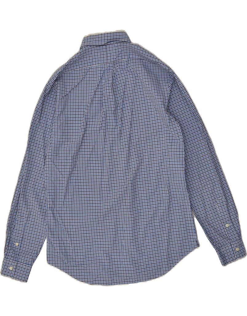 RALPH LAUREN Mens Slim Fit Shirt Large Blue Check Cotton | Vintage Ralph Lauren | Thrift | Second-Hand Ralph Lauren | Used Clothing | Messina Hembry 