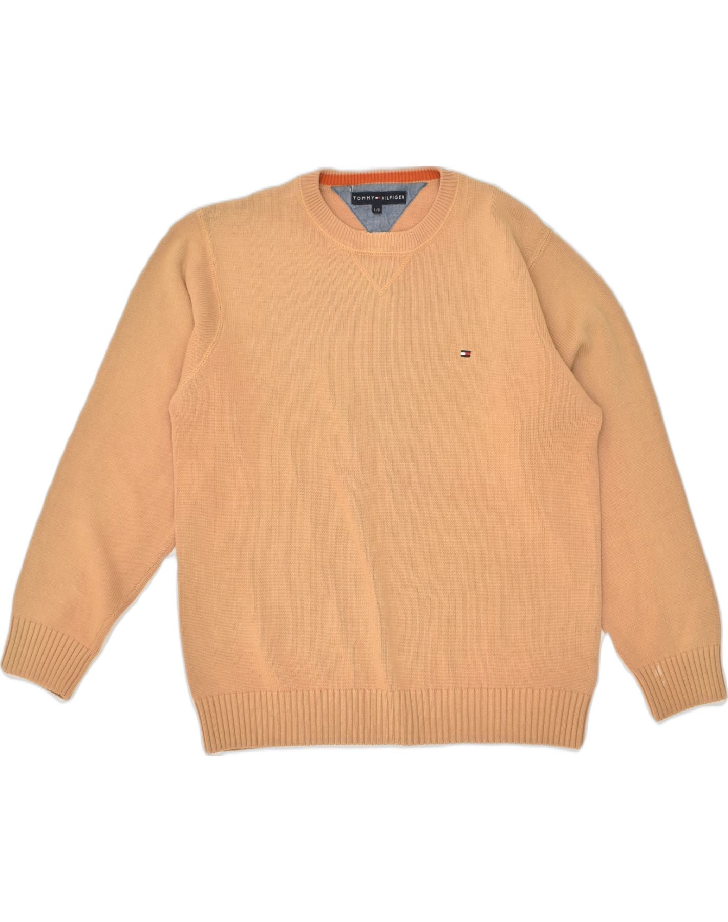 orange tommy hilfiger jumper, Off 70%