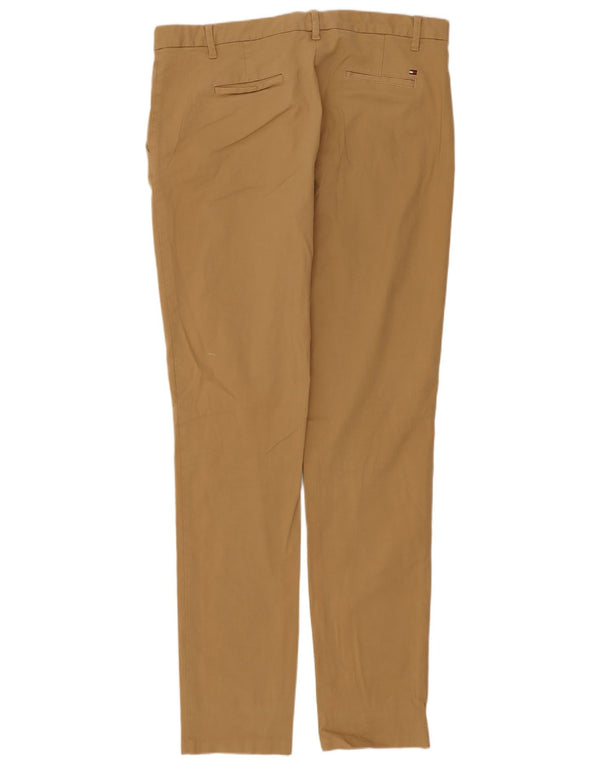 Tommy Hilfiger Womens Slim Fit Suit Trousers US 10 Large W32 L31 Beige