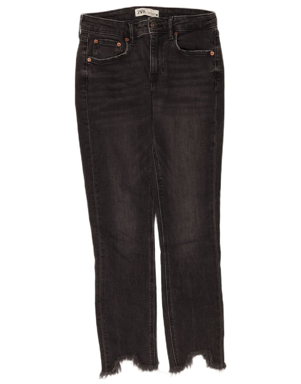 Zara Womens Slim Jeans EU 36 XS W26 L26 Black