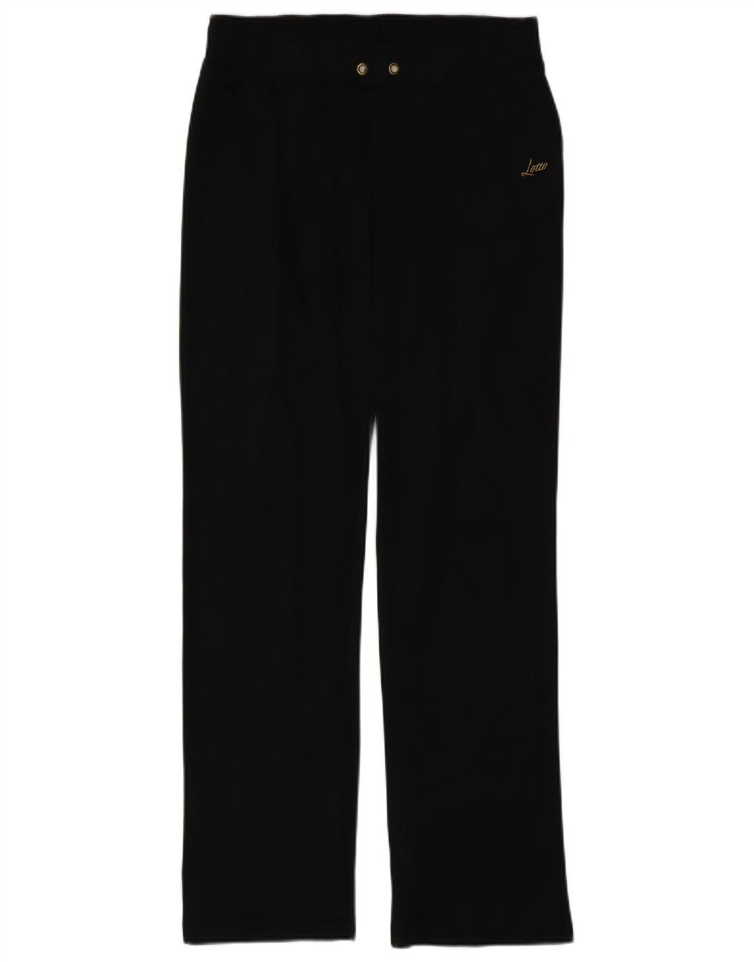 LOTTO Womens Tracksuit Trousers UK 14 Large  Black Polyester