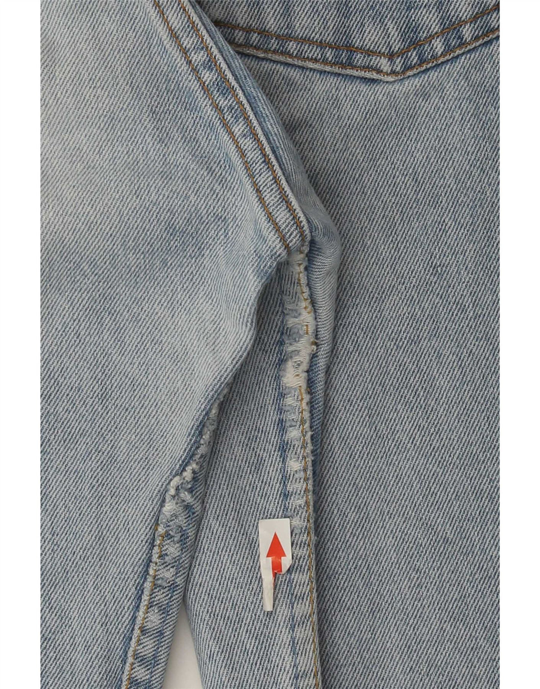 Levi's Mens Straight Jeans W34 L36 Blue Cotton
