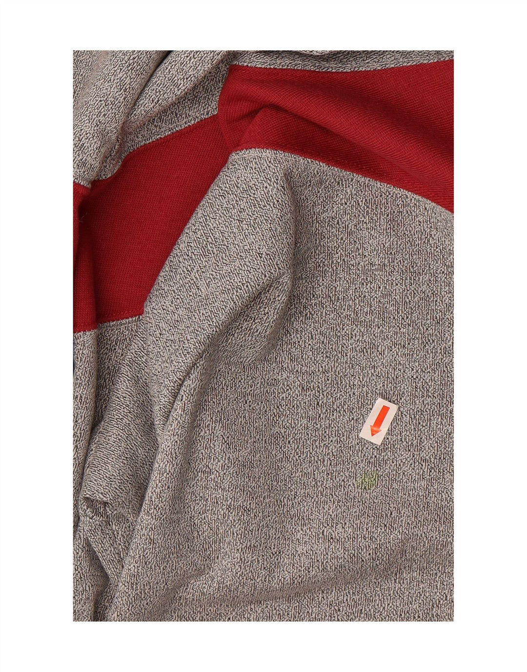 LOTTO Mens Graphic Button Neck Sweatshirt Jumper 2XL Grey Colourblock