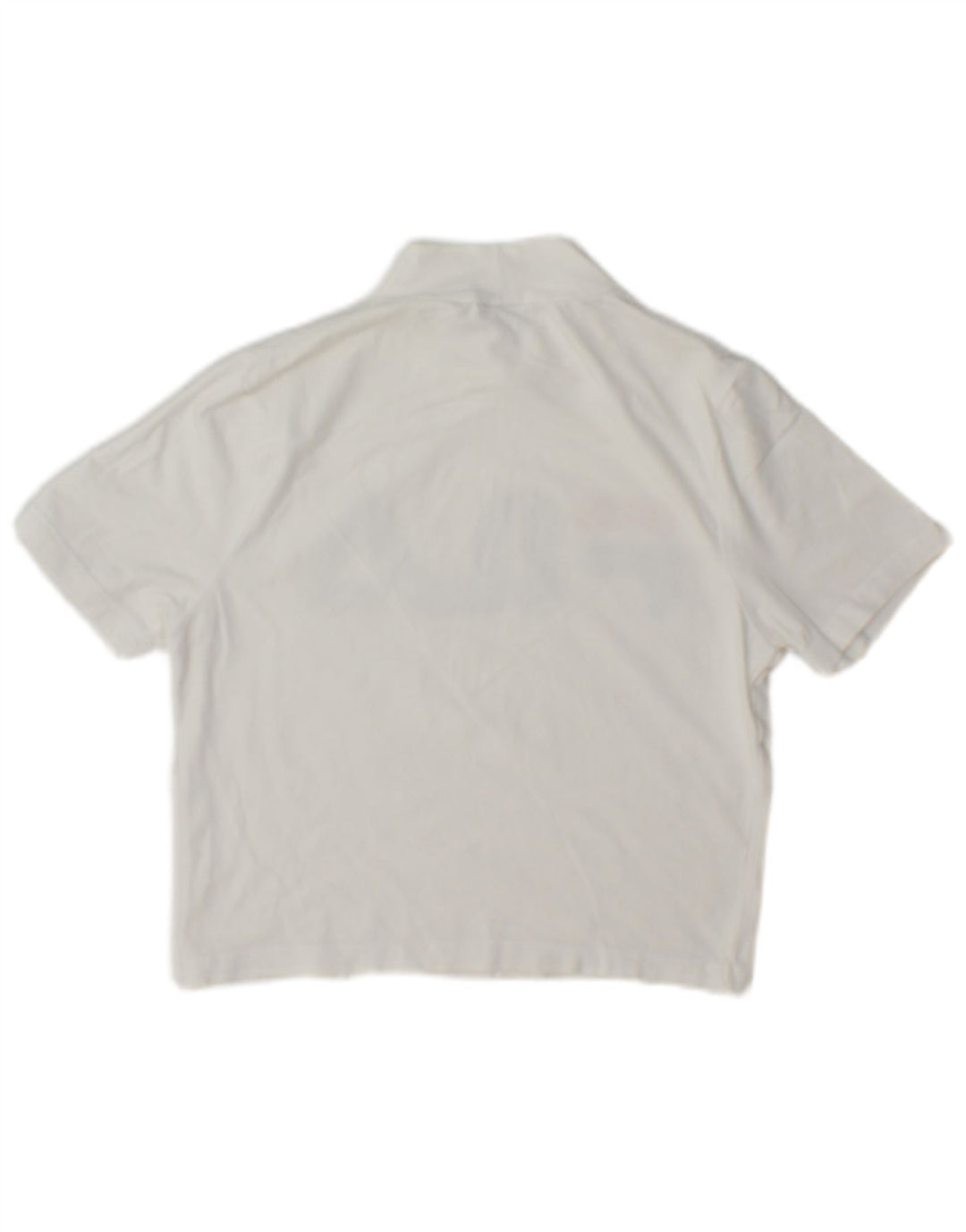 Fila Womens Crop Graphic T-Shirt Top UK 10 Small White