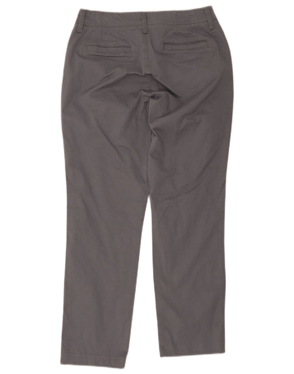 Lee Womens Tailored Slim Straight Chino Trousers US 4 Small W30 L27 Grey