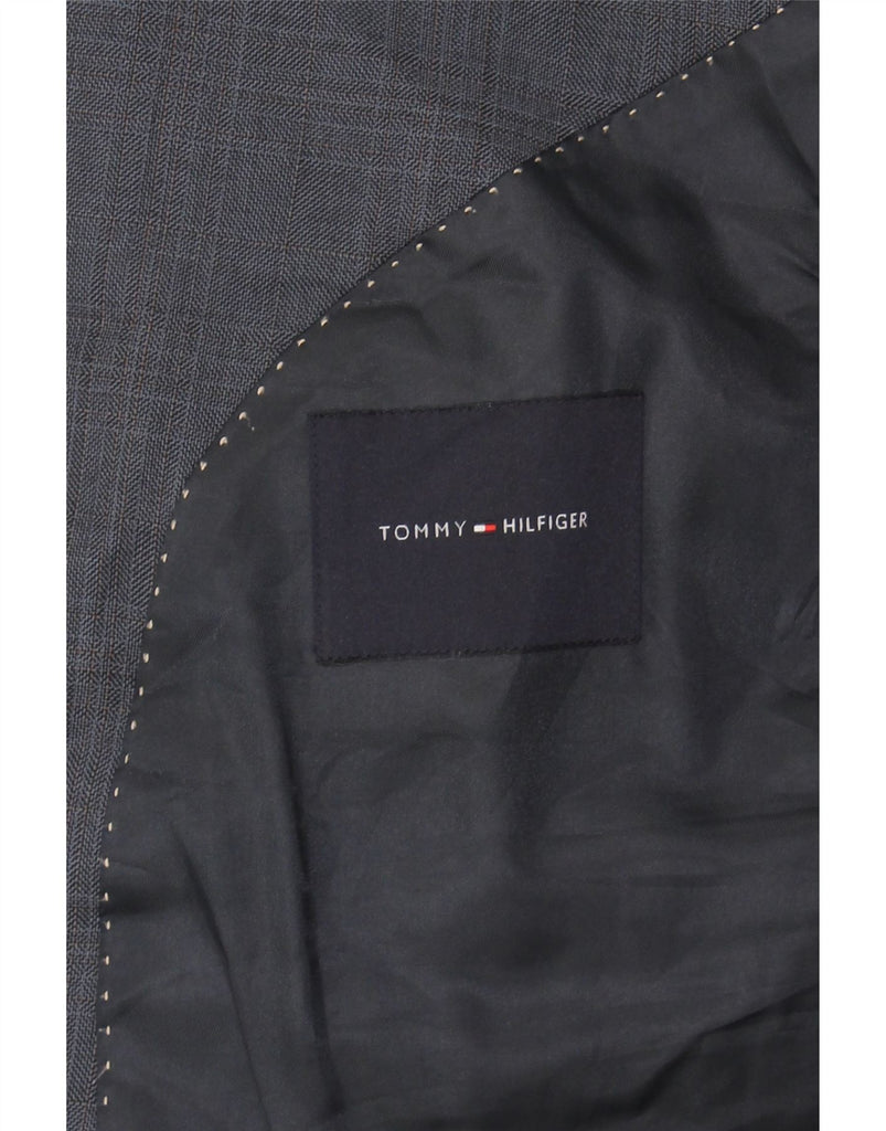 TOMMY HILFIGER Mens 2 Button Blazer Jacket UK 40 Large Navy Blue Wool Vintage Tommy Hilfiger and Second-Hand Tommy Hilfiger from Messina Hembry 