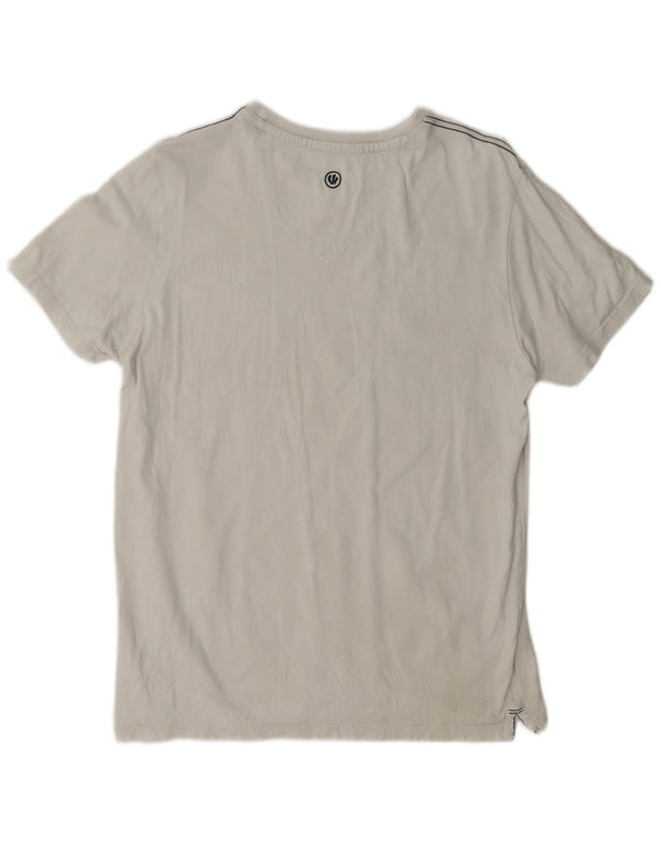 Fat Face Mens Graphic T-Shirt Top Medium White Cotton