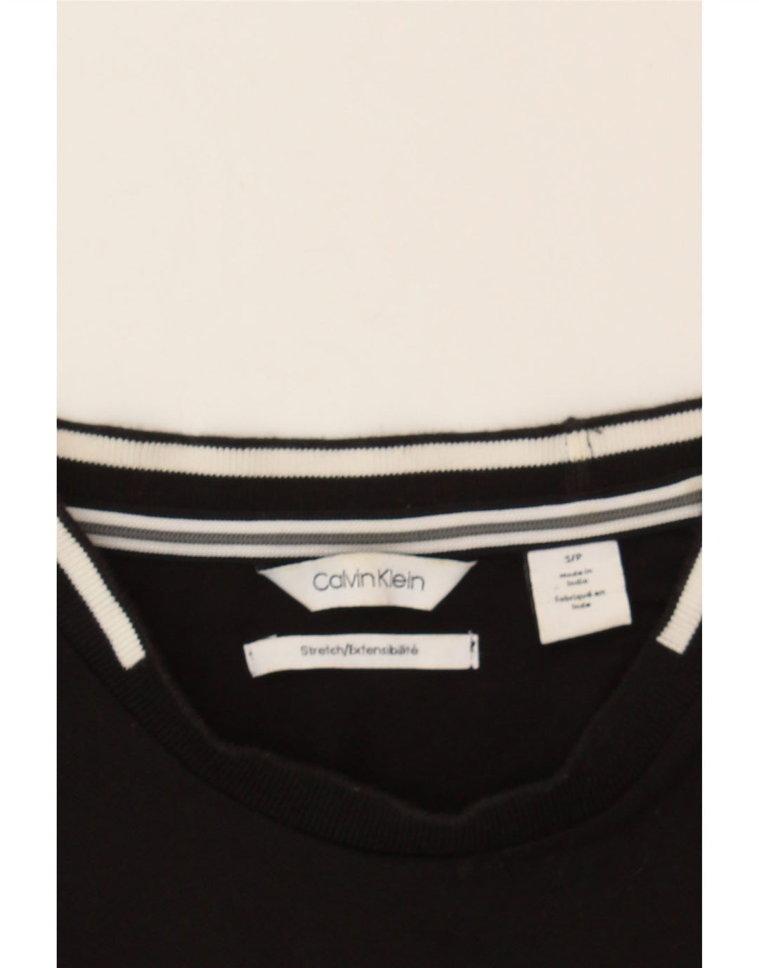 CALVIN KLEIN Mens T-Shirt Small Black Cotton Vintage Calvin Klein and Second-Hand Calvin Klein from Messina Hembry 