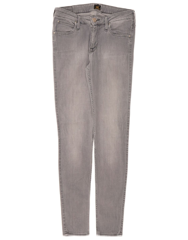 Lee Womens Scarlett Skinny Jeans Size 28 W28 L31 Grey Cotton