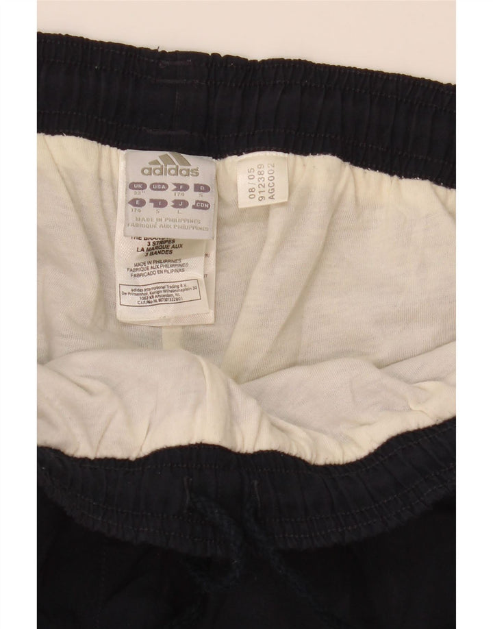 Adidas Mens Tracksuit Trousers Joggers Medium  Navy Blue Polyester