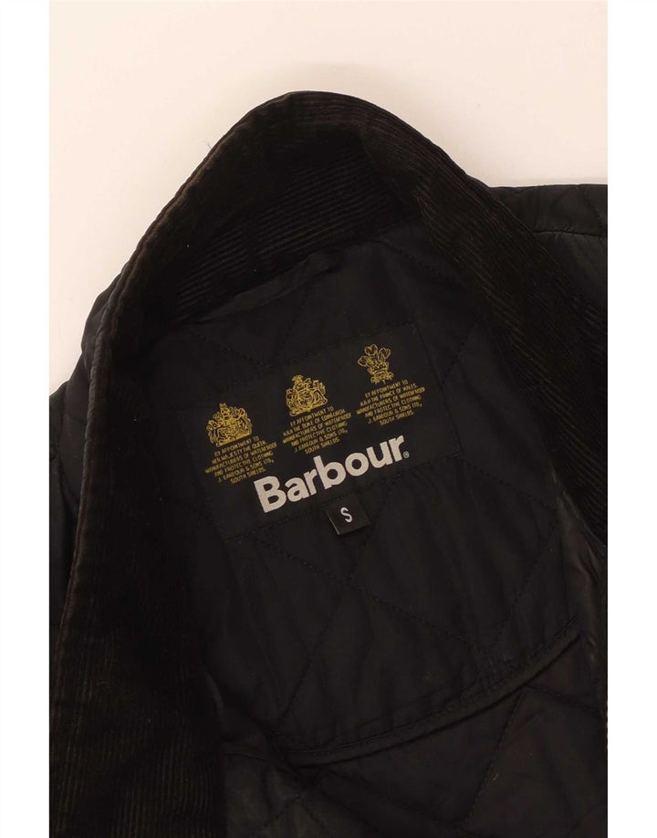 Barbour Mens Quilted Jacket UK 36 Small Black