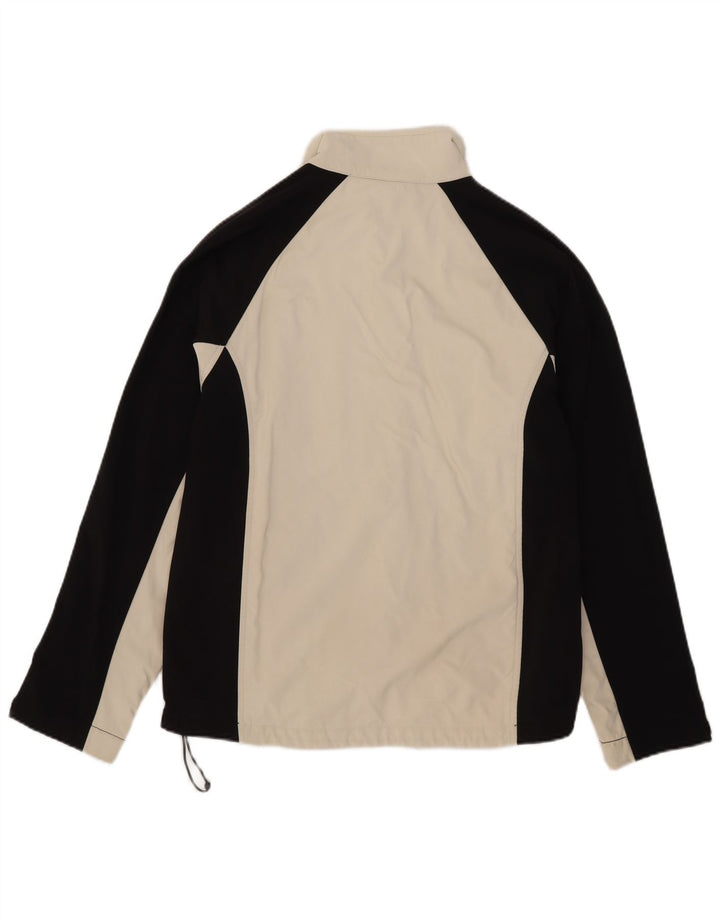 Gebomaountain Mens Tracksuit Top Jacket Medium Off White Colourblock