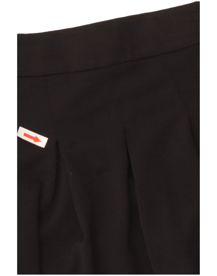 Tommy Hilfiger Womens Mini Pleated Skirt Medium W28 Black Polyester