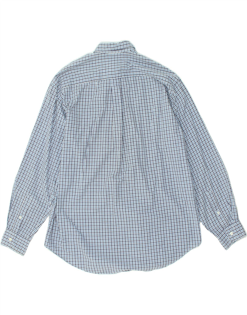 NAUTICA Mens Shirt Large Blue Check Cotton | Vintage Nautica | Thrift | Second-Hand Nautica | Used Clothing | Messina Hembry 