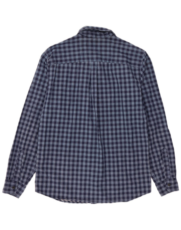 Jack & Jones Mens Slim Fit Shirt Medium Blue Gingham