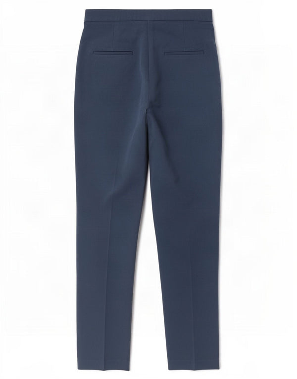 Topshop Womens High Waist Pegged Suit Trousers UK 8 Small W26 L28 Blue