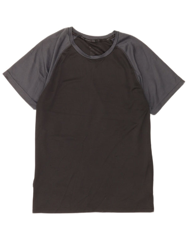 Mountain Warehouse Mens IsoCool T-Shirt Top Small Black Colourblock