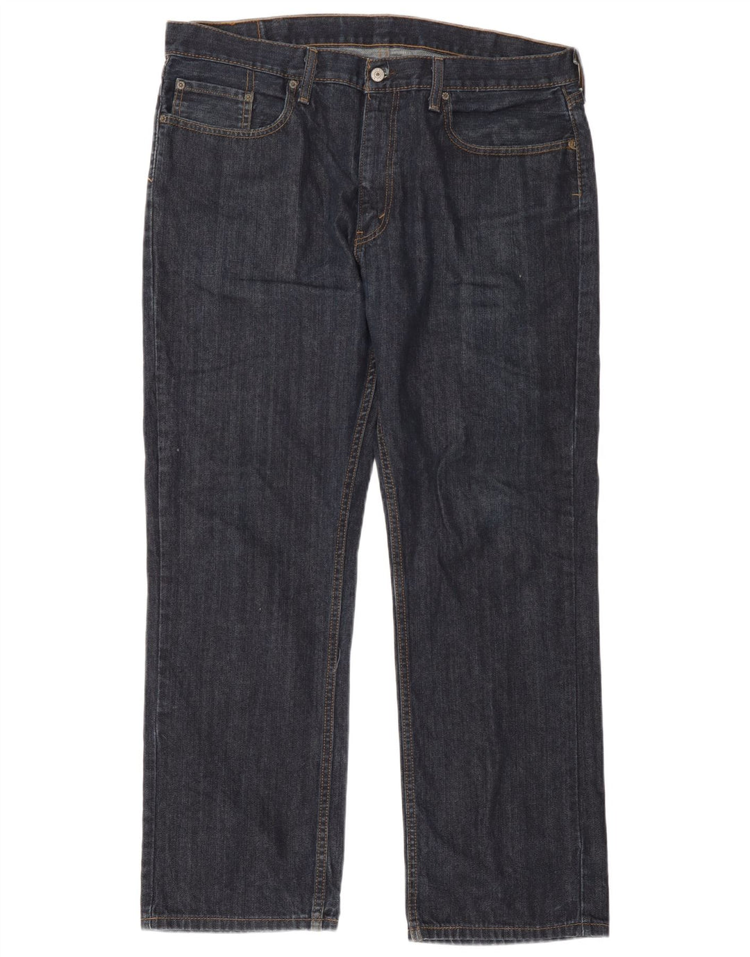 Levi's Mens 559 Straight Jeans W38 L32 Navy Blue Cotton
