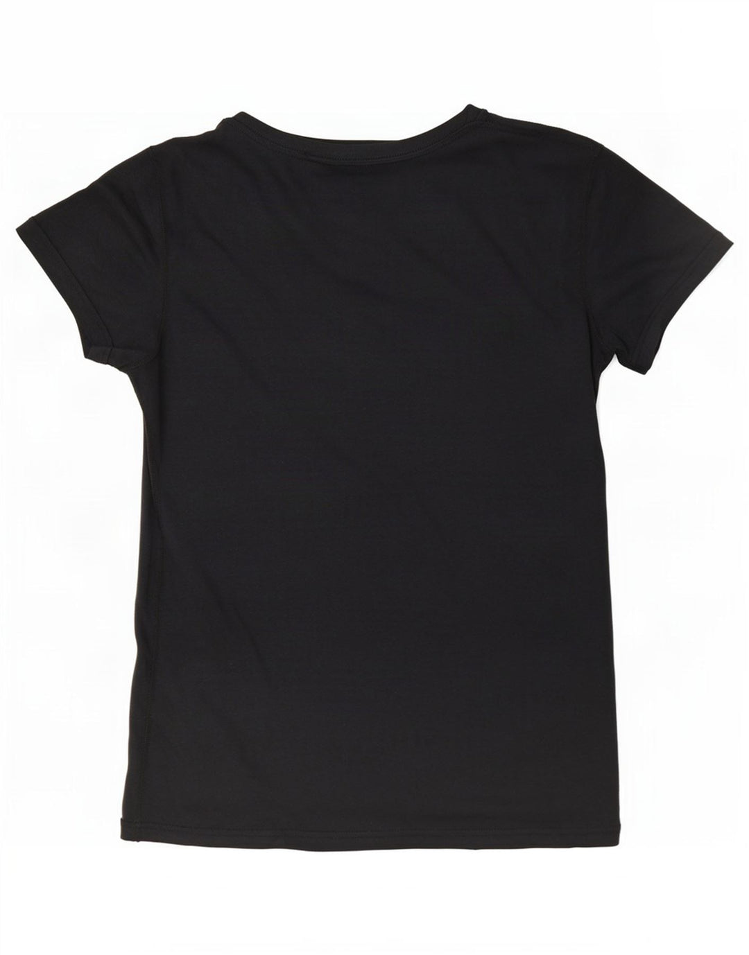 Nike Womens Regular Fit T-Shirt Top UK 14 Medium Black Polyester