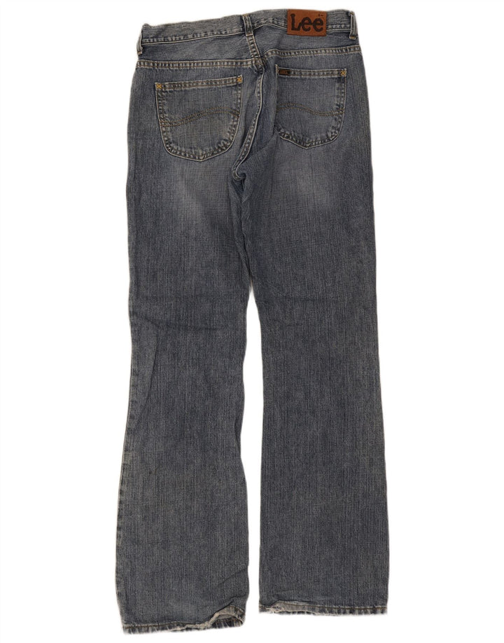 Lee Mens Denver Bootcut Jeans W34 L34 Navy Blue Cotton