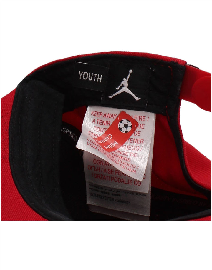 Jordan Boys Graphic Snapback Cap One Size Red Polyester