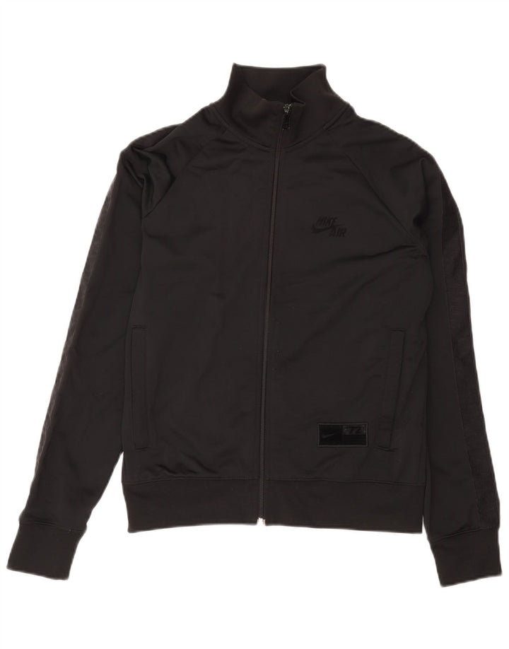 Nike Womens Graphic Tracksuit Top Jacket UK 14/16 Large Black
