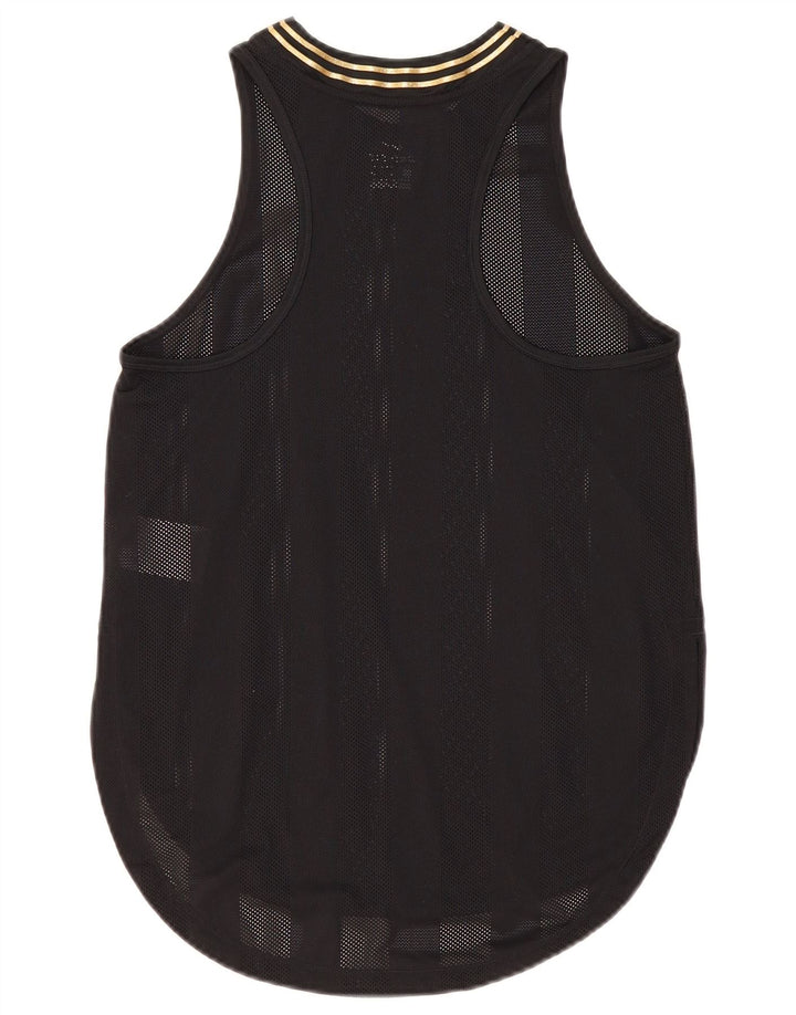 Nike Womens Dri Fit Vest Top UK 10 Small Black Nylon