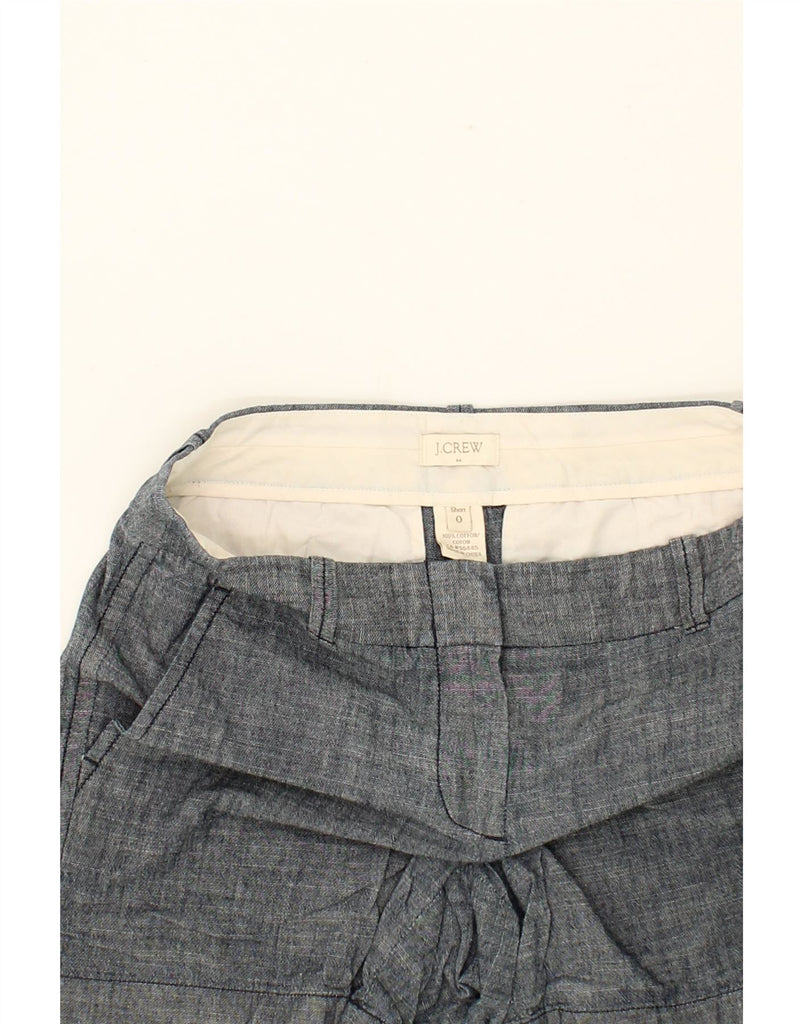 J. CREW Womens Chino Shorts US 0 XS W30  Navy Blue Cotton Vintage J. Crew and Second-Hand J. Crew from Messina Hembry 