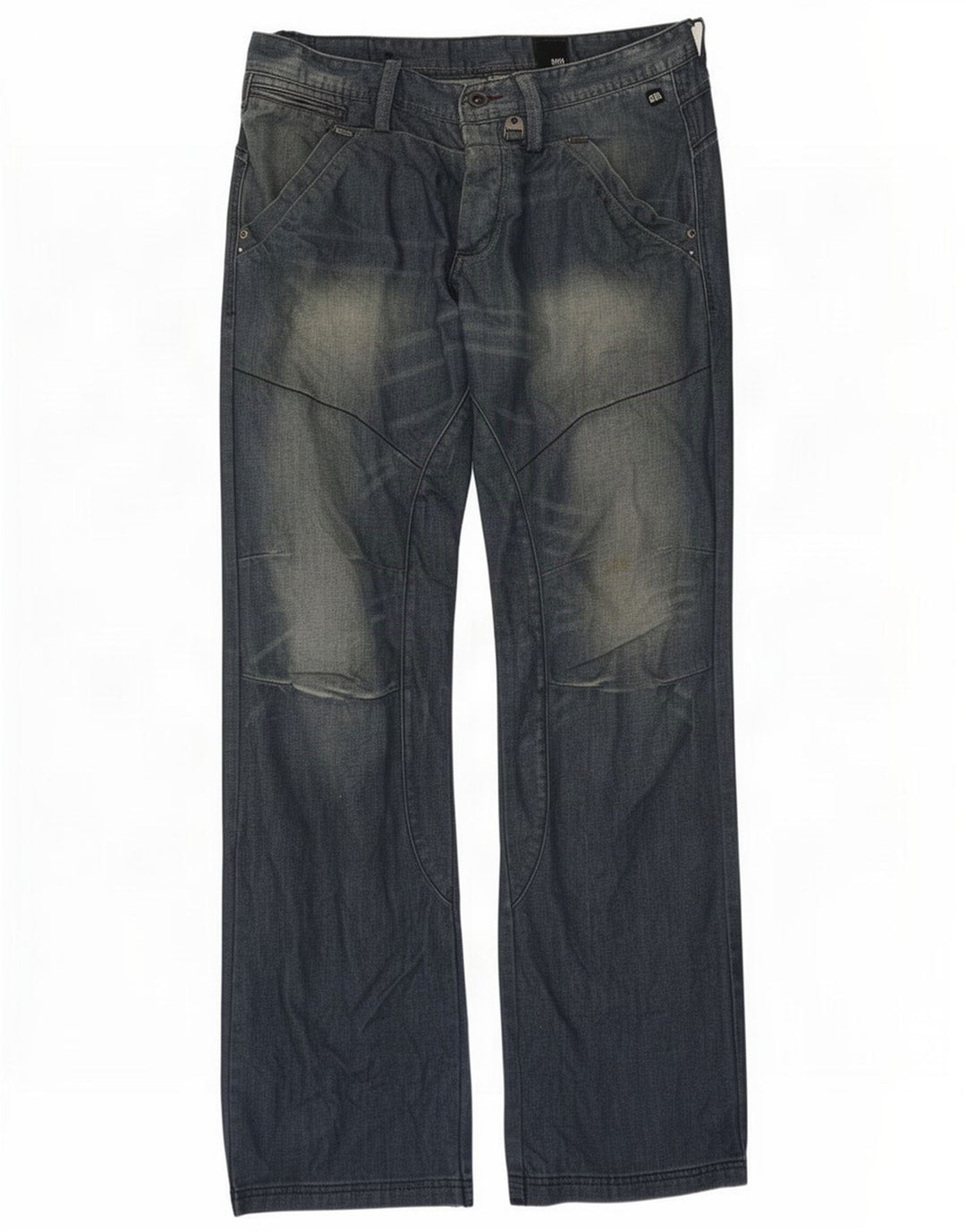 Jack & Jones Mens Straight Jeans W36 L35 Blue