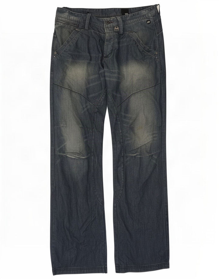 Jack & Jones Mens Straight Jeans W36 L35 Blue