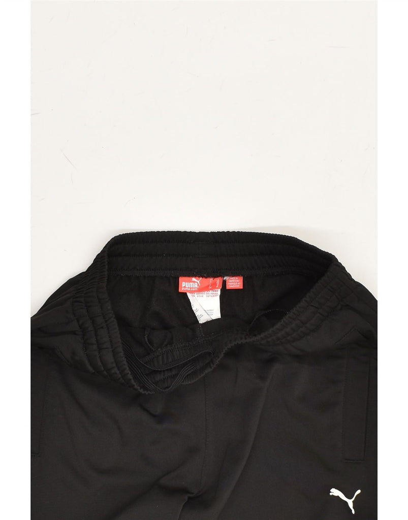 PUMA Womens Tracksuit Trousers Joggers Medium Black Polyester | Vintage Puma | Thrift | Second-Hand Puma | Used Clothing | Messina Hembry 