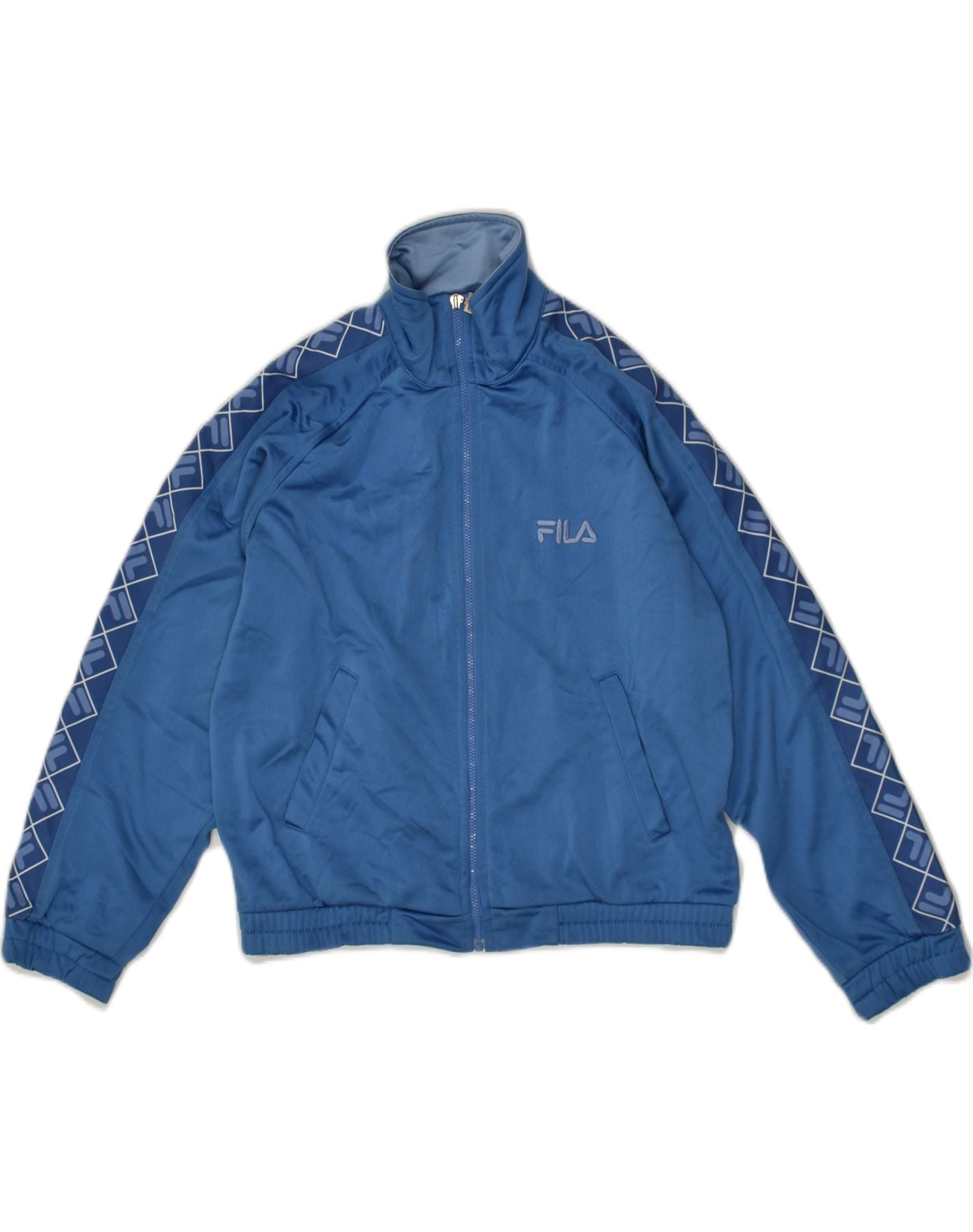 Blue deals fila tracksuit