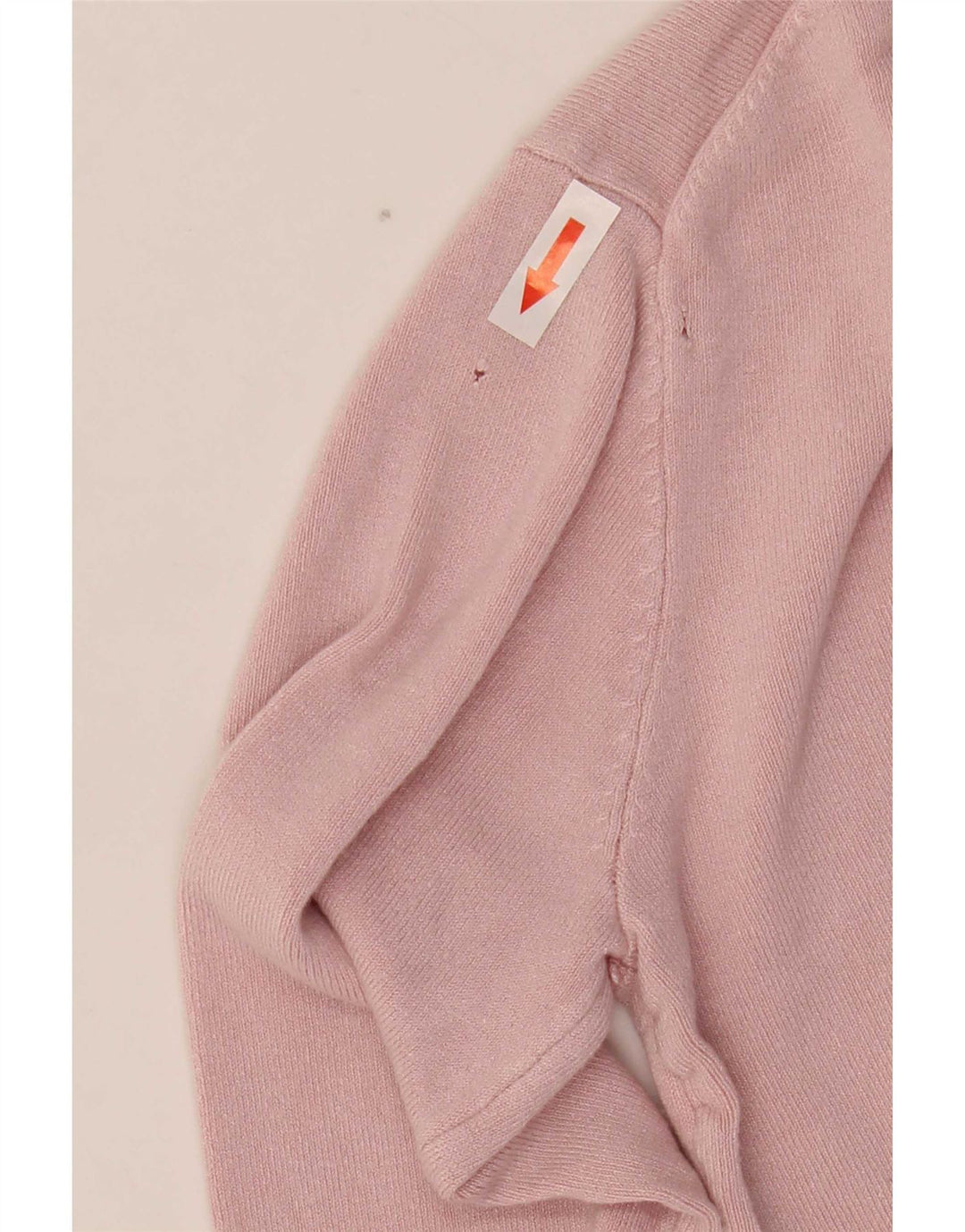 Zara Womens Roll Neck Jumper Sweater UK 10 Small Pink Viscose
