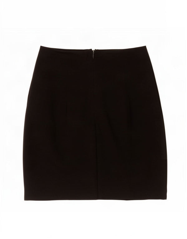 Zara Womens Mini Skirt Small W26 Black Cotton