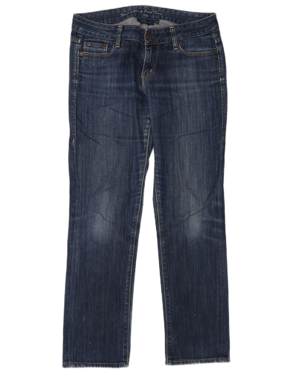 Levi's Womens 552 Mid Rise Straight Jeans US 6 Medium W28 L30 Blue Cotton