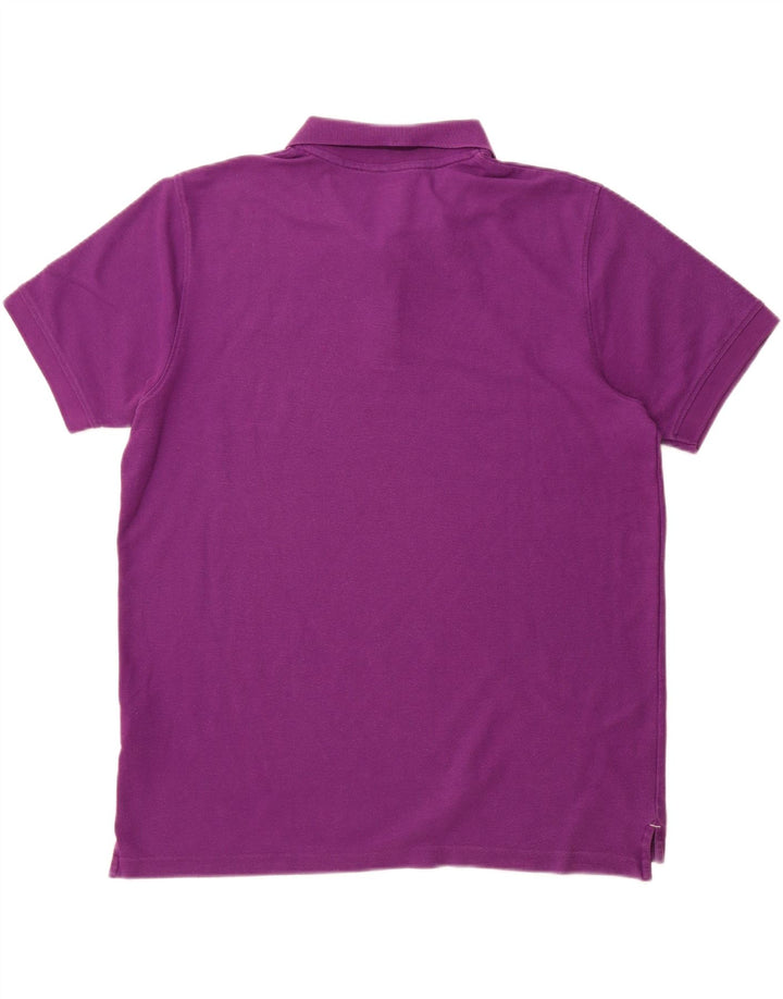 REEBOK Mens Polo Shirt XL Purple Cotton